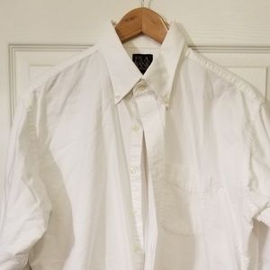 Jos A Bank white oxford shirt